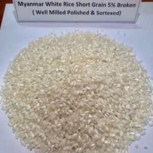Myanmar White Rice Short Grain 5% Broken